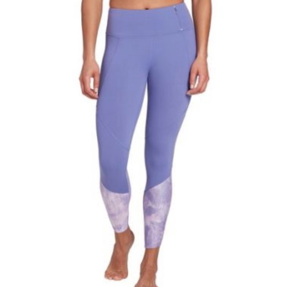 Calia Essential Spliced Leggings Pocket Mesh Ankle
